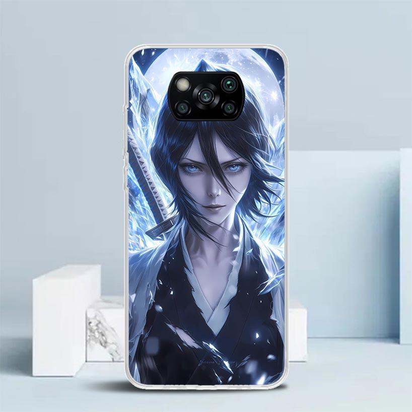 Bleach Kuchiki Rukia Soft Cover for Xiaomi Poco F7 Ultra X7 X6 X5 Pro M7 Phone Case Redmi 15 15C 13 13C 12 12C 10 10C Print Shel