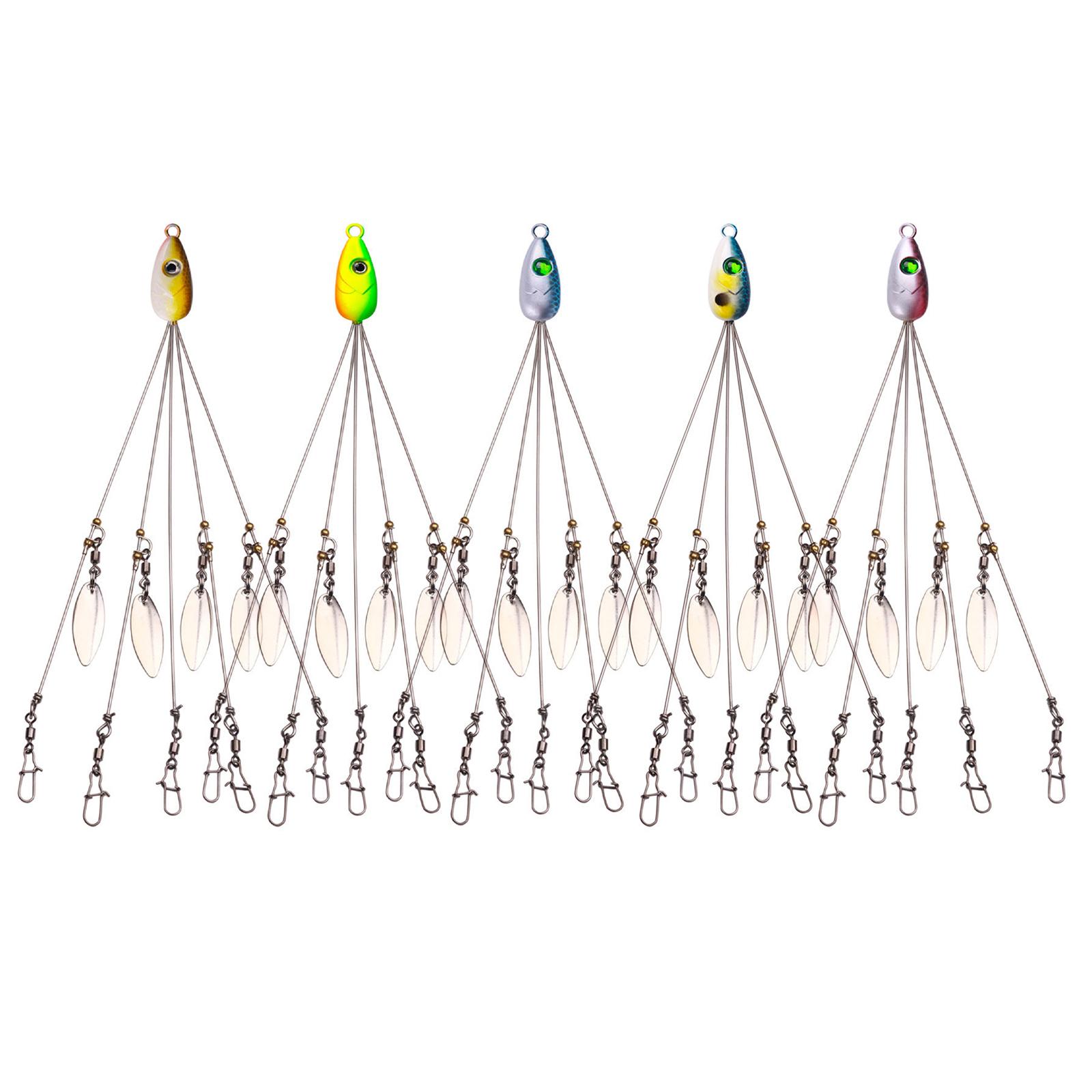 

Alabama Umbrella Fishing Rigs for Bass Striper Fishing Umbrella Rigs for Bass Stripers Fishing Swimbaits Lures Rig Set