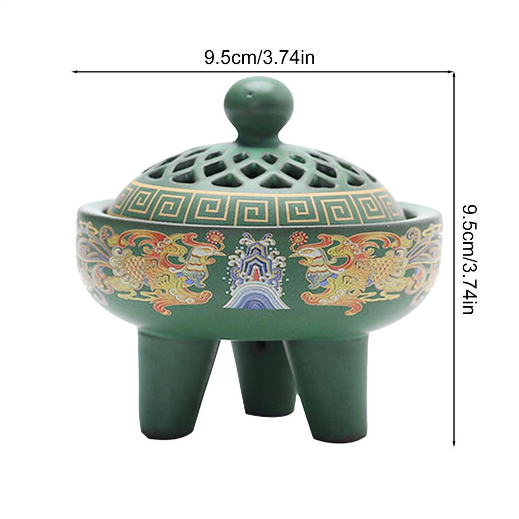 Coil Burner Backflow Creative Coil Holder Portable Censer Desktop Aromatherapy Ornament For Home Bedroom Spa Yoga Studio Camping