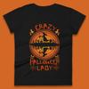 Crazy Halloween Lady Scary Spooky Witch Riding Halloween Witches Be Crazy Womens Tee T Shirt Mens Tops Unisex Top