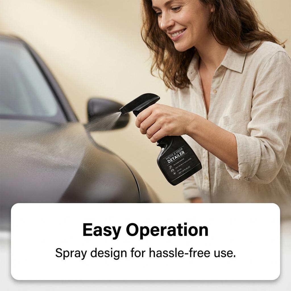 Car Care Spray - Convenient Car Surface Cleaning, Polishing, Refurbishing, and Gloss Maintenance Spray 120ML