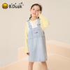 B.Duck Kids Denim Suspenders Dress