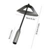 Gardening Tools Hollow Hoe All Steel 32.5cm Hardened for Backyard Agriculture Easy Weeding Soil Loosening