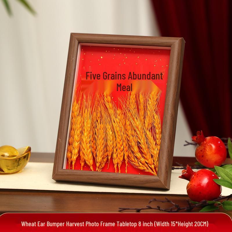 JINGRUIXIANG Bumper Harvest Grains Decorative Frame
