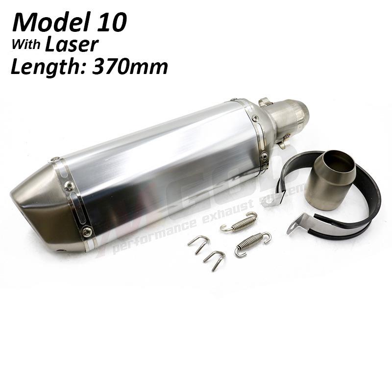 Universal Motorcycle Exhaust Pipe 51mm DB Killer Escape Moto Racing Modified Pit Bike For Kawasaki Z650 Ninja400 Versys 650 MT09