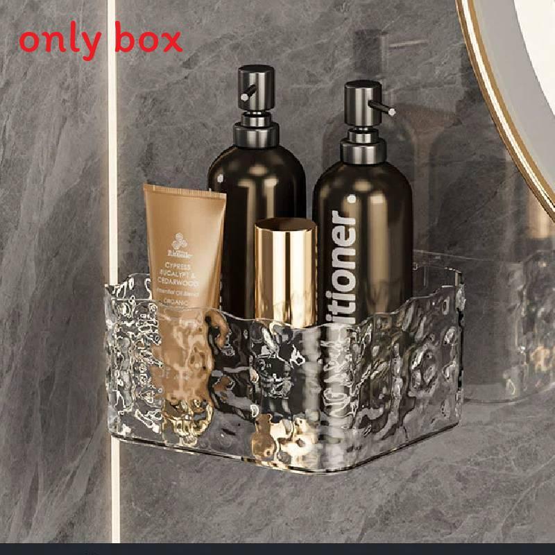 Modern Minimalist Plastic Makeup Organizer With Clear Pet Design For Bathroom And Bedroom Storage