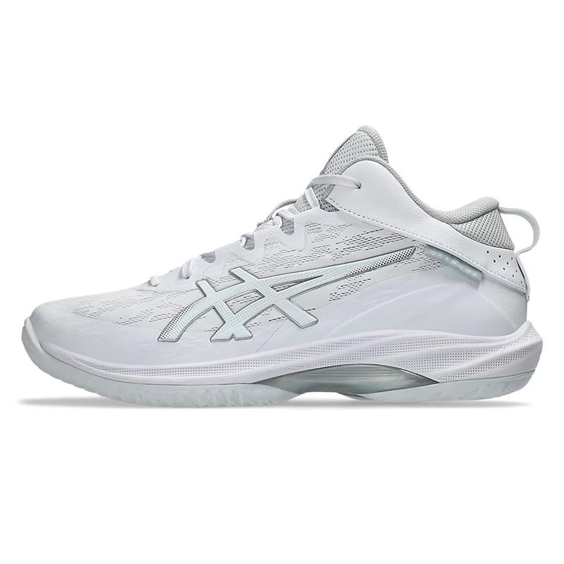 new Asics Low Top Basketball Shoes Men's White Gray