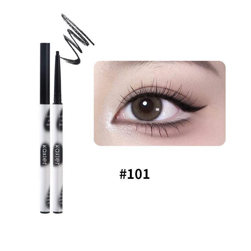 Lingmu eyeliner gel pen, long-lasting, waterproof, sweat-proof, non-smudge, pigmented liquid eyeliner pen, make-up