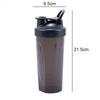 600ml Portable Protein Powder Shaker Bottle Leak Proof Water Bottle for Gym Fitness Training Sport Shaker Mixing Cup Dropship