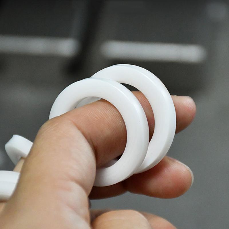 10/20Pcs White POM Bushing Washer M3 M4 M5 M6 M8 M10 Insulated Plastic Gasket Round Hollow Unthread Standoff Spacer Sleeve