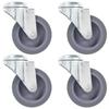 Day and Night - Day and Night Swivel Casters with Pin Hole 16 Pack 75mm