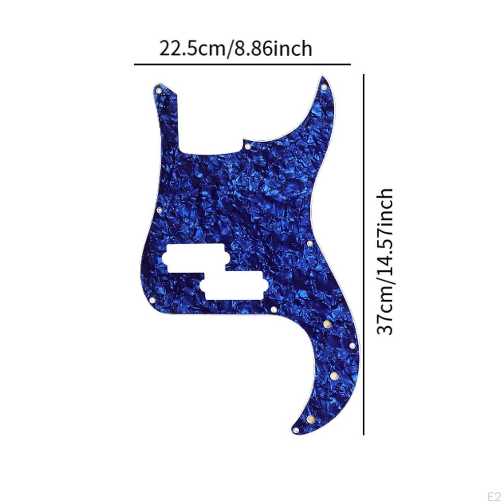 Guitar Pickguard Bass Pick Guard Easy Installation Spare Part Fashion Maintenance Scratch Plate