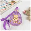 Printed Bear Butterfly Shoulder Crossbody Chest Bag Kids Cartoon Outdoor Gifts