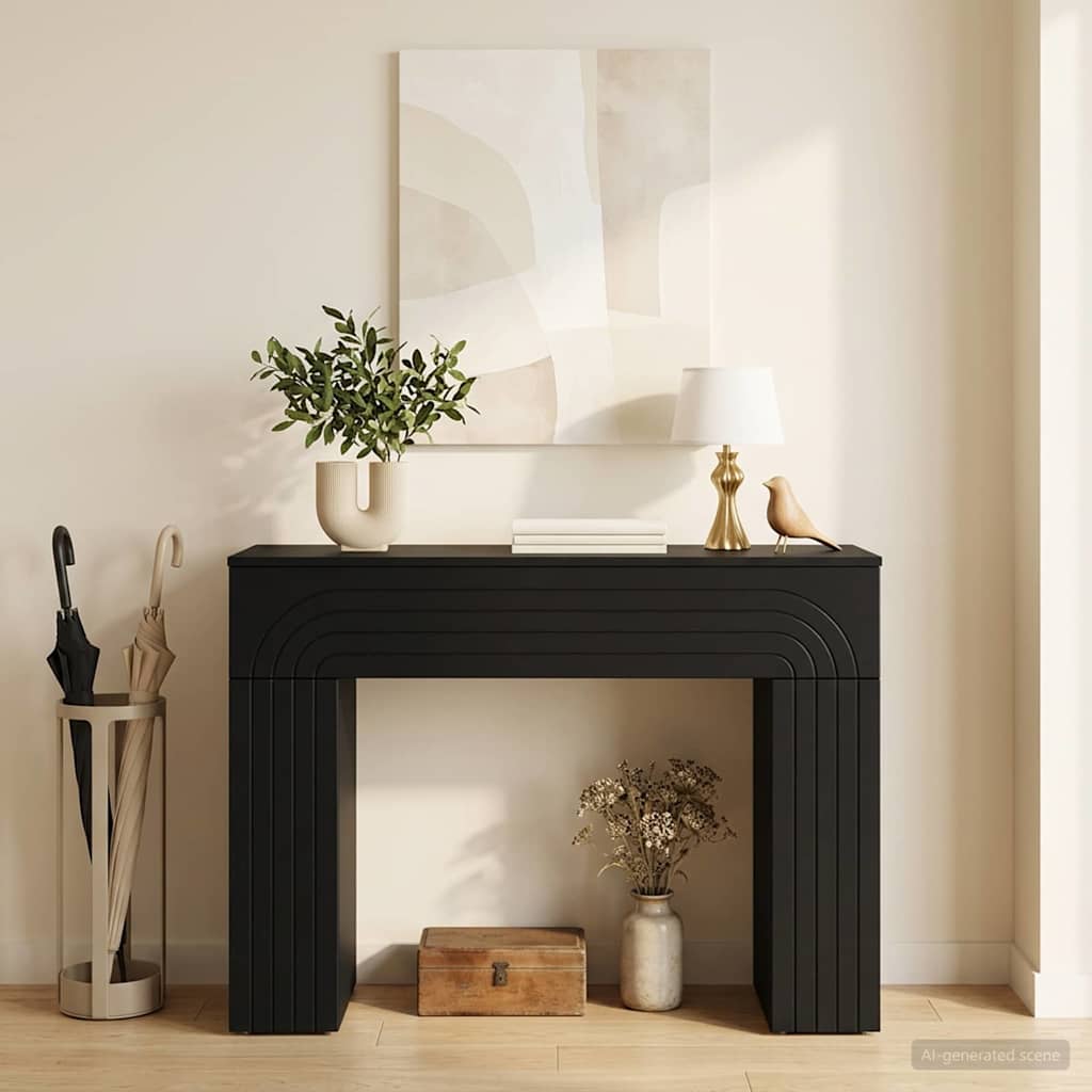 Coffee Table Black 102 x 35 x 75 cm Particleboard