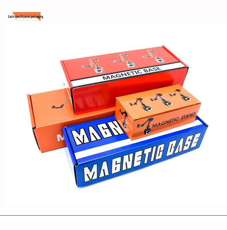 Magnetic Dial Indicator Base with Mechanical Lever and Hydraulic Oil Pressure Gauge