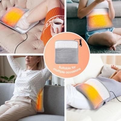 Tappetino Elettrico Riscaldante per Piedi Invernale Ricarica Usb Morbido Peluche Lavabile Scaldapiedi Riscaldatore Migliora il Sonno Tappetino Riscaldante per Piedi Domestico