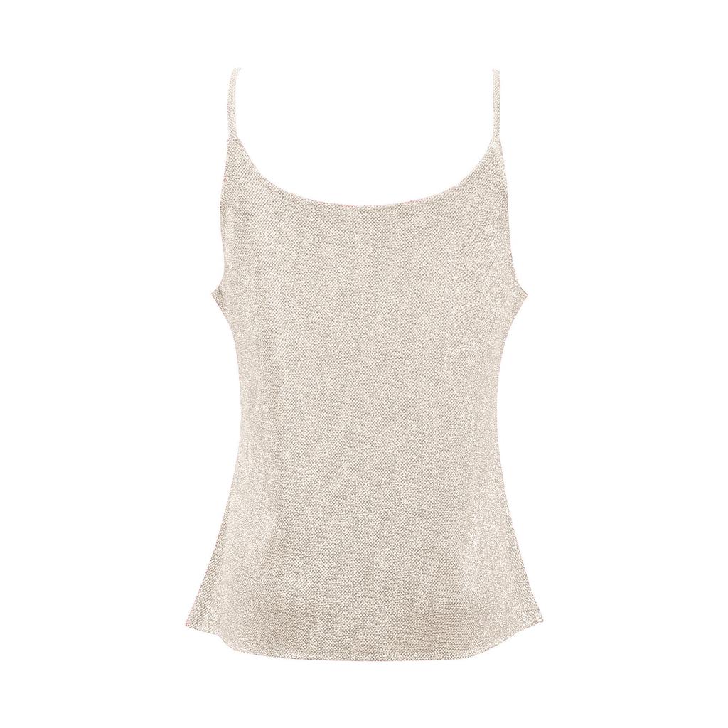 2025 European & American Women's V-neck Hot Stamping Camisole - Casual Sexy Spring/Summer Vest