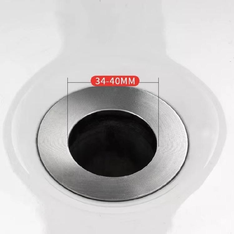 Sink Drain Plug Anti-clogging Push-type Bounce Cores Shower Drain Hair Catcher