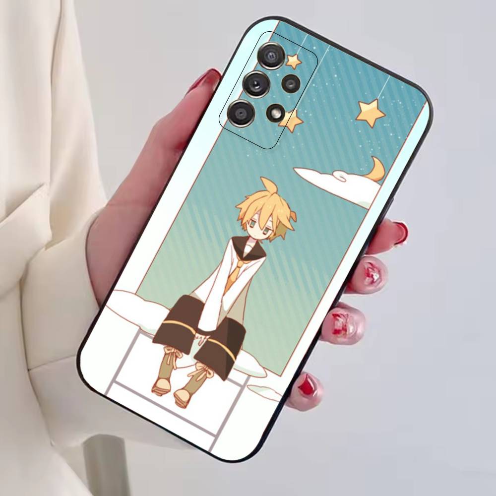 Game Project Sekai Kagamine Len Phone Case For Samsung S25,S24,S21,S22,S23,S30,Ultra,S20,Plus,Fe,Lite,Note,10,Black Cover