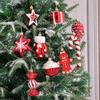 Electroplated Painted Ball Christmas Tree Ornament DIY Crafts Painted New Year Christmas Gifts Boxes Pendant Pendant Plastic