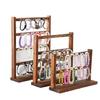 Sophisticated Wooden Jewelry HolderOrganizer For Exhibiting Earrings Necklaces And Keychains In Stores Or Homes