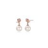 [Rosemont] Silver Pearl Earrings Rj0011
