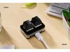 2-Key Hot-Swappable Custom Mini Keyboard for Rhythm Games and Office - One-Key Password & Shortcut (Copy/Paste)