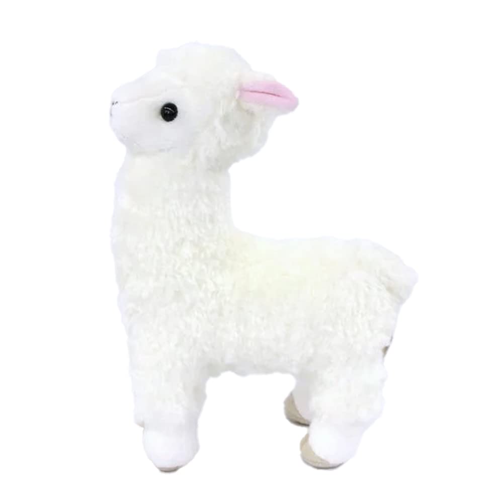 

TST ADVANCE Baby Alpaca Panna Plush Toy, White, S Size, Height 18cm