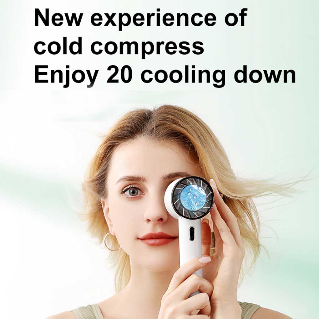 Mini Cooling Fan Personal Rechargeable Adjustable Portable Household Handheld Plastic Multifunctional Walking Neck Air Cooler