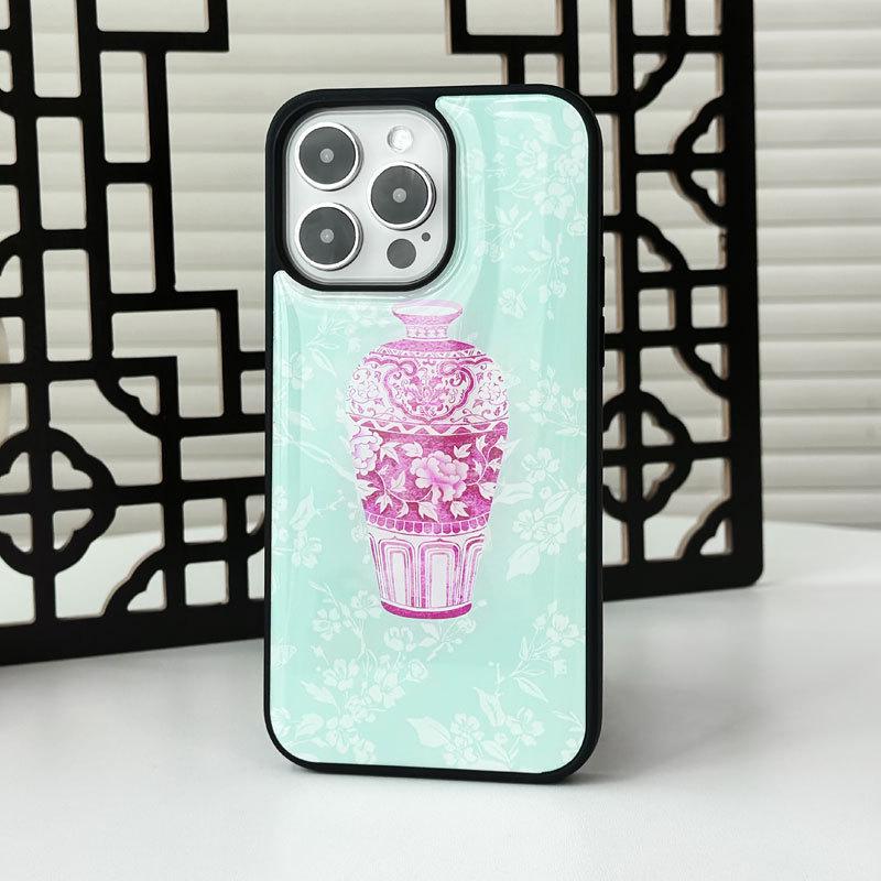 Zhitai pouzdro na telefon ve starobylém stylu pro iPhone 12/13/14 Pro Max/15 Pro