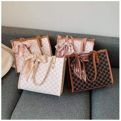 2025 Korean Style Large Capacity Versatile Shoulder Handbag - Trendy Print Tote Bag