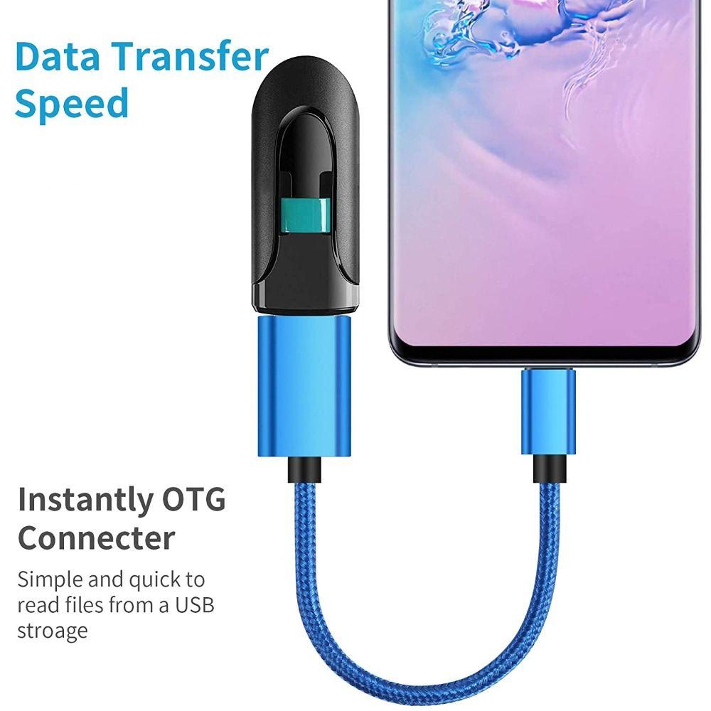 Mobile Phone Digital Cables USB to Type C Adapter OTG USB Cable OTG Connector Cable OTG Data Cable