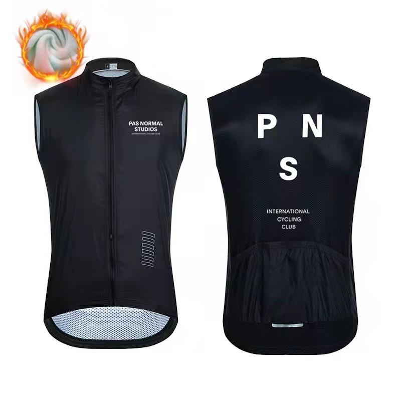 Fleece Vest Men Women Winter Cycling Jacket Windproof Warm Bike Outerwear