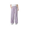 PUMA Fashionable Comfortable Solid Color Mid-Rise Striped Retro Sports Casual Pants Women bottoms Purple 628767-30