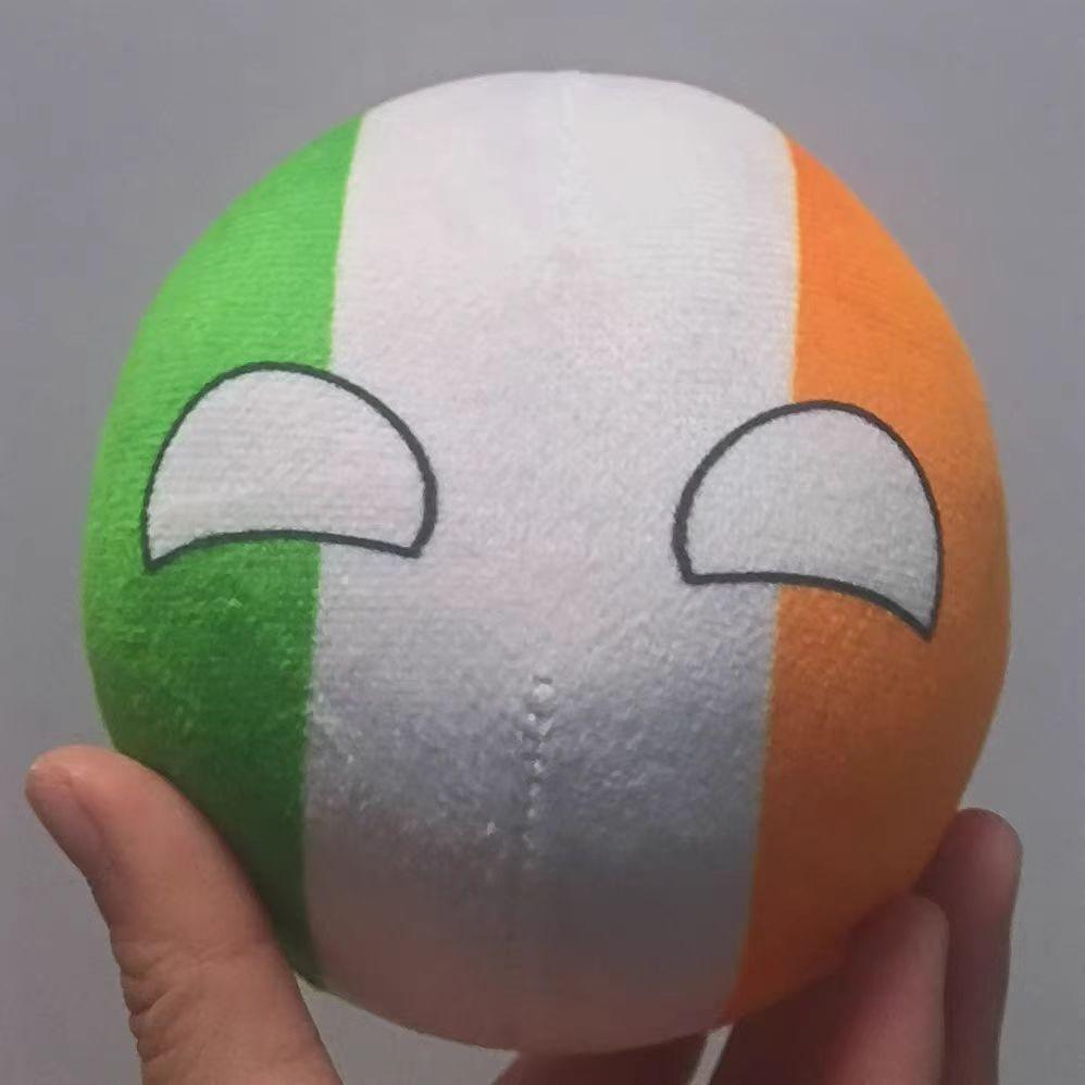 10cm Poľsko guľa plyšový vankúš Bangladéš Írsko Anglicko Škótsko Portoriko Srbsko Wales Nepál Countryball Hračka Darček