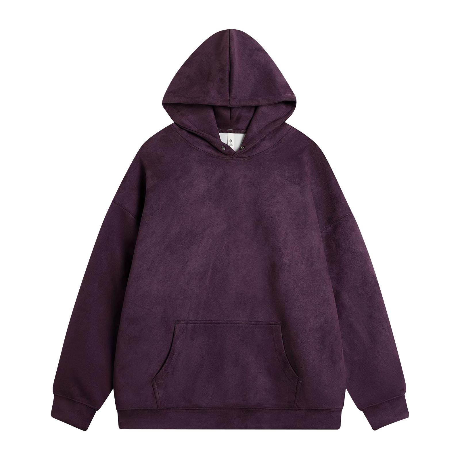 

Спортивный костюм с капюшоном, унисекс, одежда для бега, пуловер с длинными рукавами, толстовка с капюшоном XXXL фиолетовый