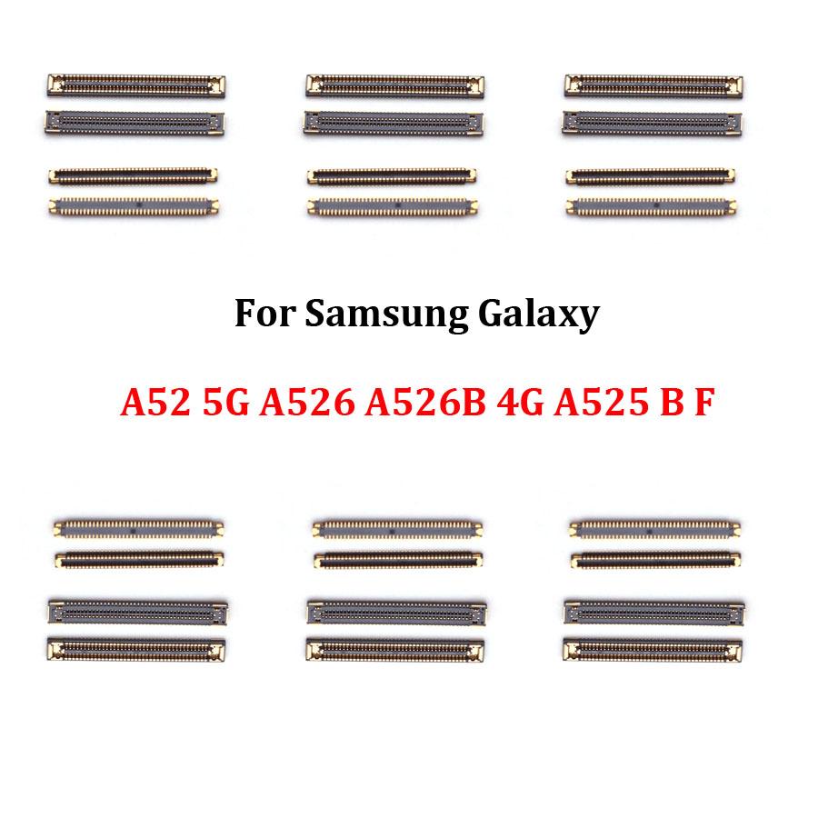 5-20PCS USB Charger Charging Plug 78Pin LCD Display Screen Flex FPC Connector For Samsung Galaxy A52 5G A526 A526B 4G A525 B F
