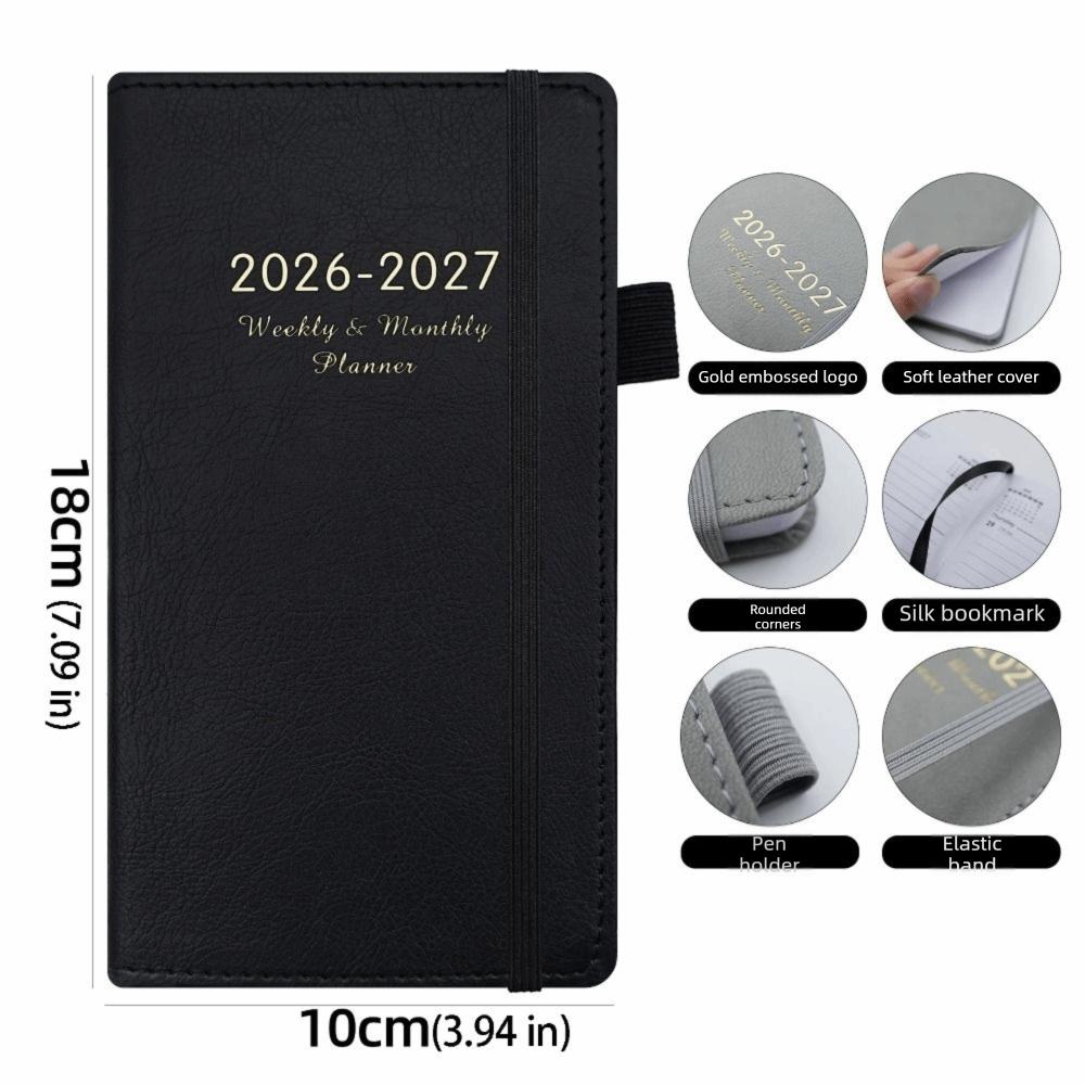 English 2026 Schedule Planner Notepad 12 Months To-do List Notebook Stationery