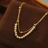 Banyan Tree 2024 Double Layer Silver Bead Anklet - Women's Classic & Sexy Summer Foot Accessory