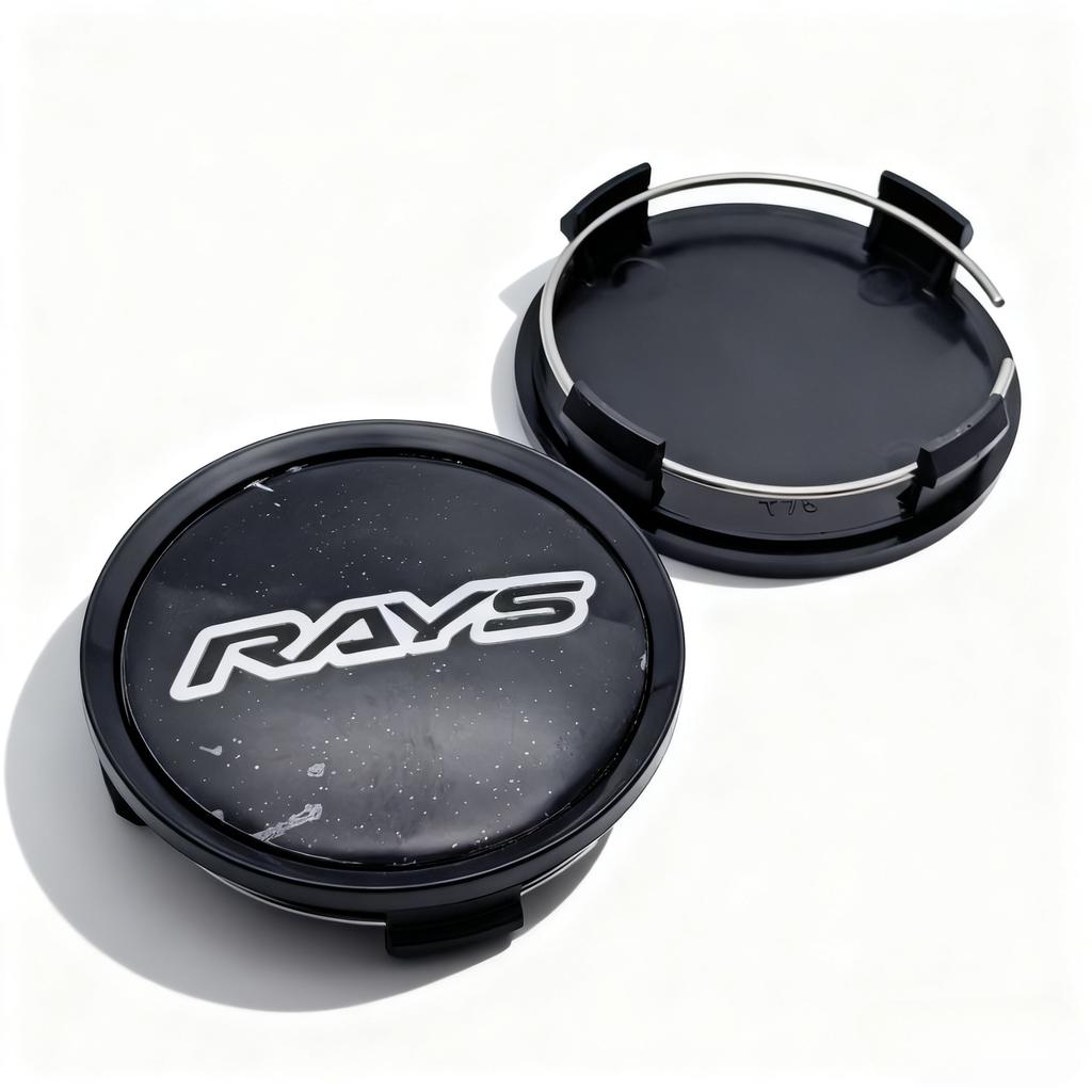 4pcs JDM RAYS Logo Emblem Badge Car Wheel Center Caps O.D 74MM Clips 69MM Rim Hubcap Dust Cover Wheels Hub Cap Car Accessories