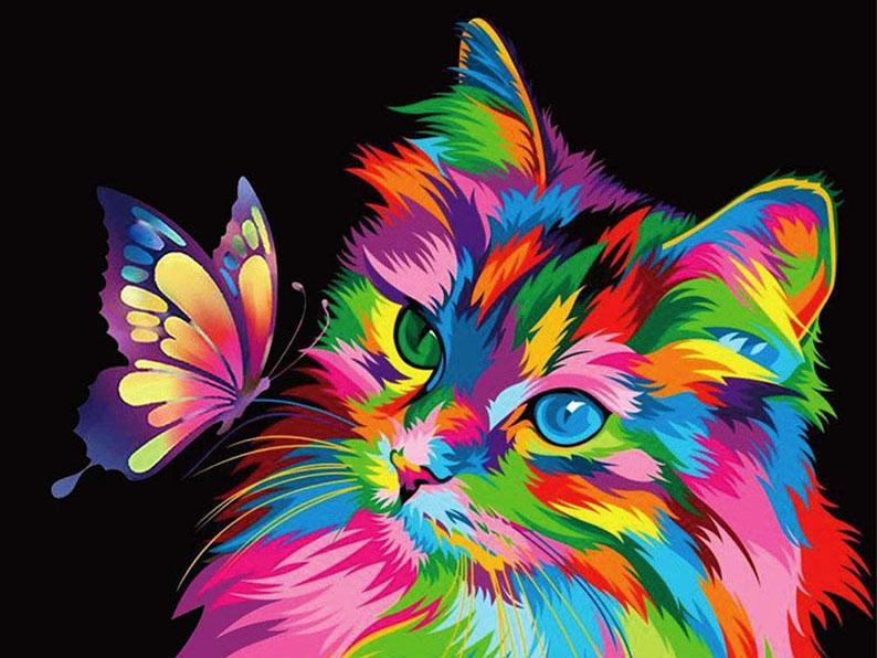 Full Square Diamond Embroidery Cat Dog Animal Wolf Diamond Mosaic Lion Needlework Painting Kits DIY Handmade Hobby