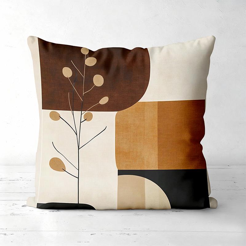 Modern Geometric Patterned Decorative Pillow Covers Polyester pillowcase, sofa decorative cushion cov Headboard Pillow