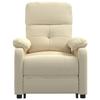 Maison Exclusive - Fauteuil inclinable électrique Crème Tissu