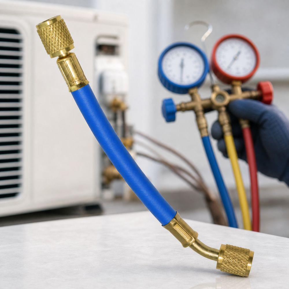 15cm20cm Coolant Refill Tool 1/4in SAE Coupler Tool Auto Condensation Hoses