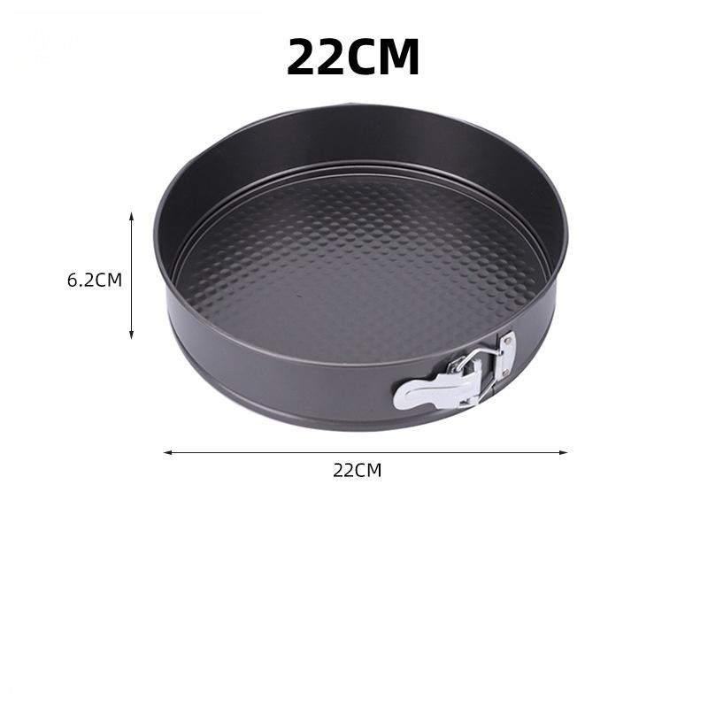 6 Size Carbon Steel Cakes Molds  Removable Bottom Round Mold Cake Baking Pans Non-Stick Cake Mould Kitchen Cake Tool Tray Set