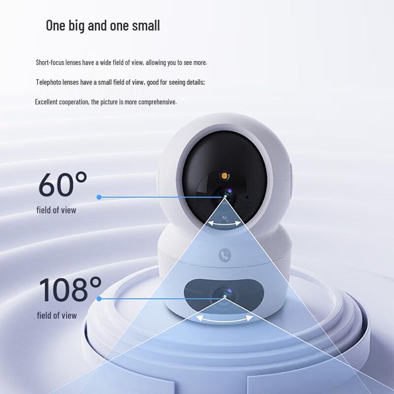 Ezviz H7C 4K Dual-Lens Indoor PTZ Wi-Fi Security Camera (CN version)