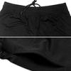 Men Summer Casual Shorts Elastic Drawstring Waist Fitness Shorts Quick-Drying Sports Shorts with Pockets Solid Color Wide Leg Shorts