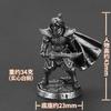 White Brass Arabian Night Lamp Fighter Statue Miniature Model Toy Decoration Popular Game Character Statue Desktop Decoration