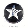 4pcs of 56Mm Car Logo Hubcaps - Automotive Center Wheel Hub Stickers