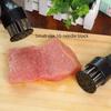 Professional Meat Tenderizer Stainless Steel Needles Non Slip Handle For Tenderizing Steak Pork Beef Faster Marinade Absorption
